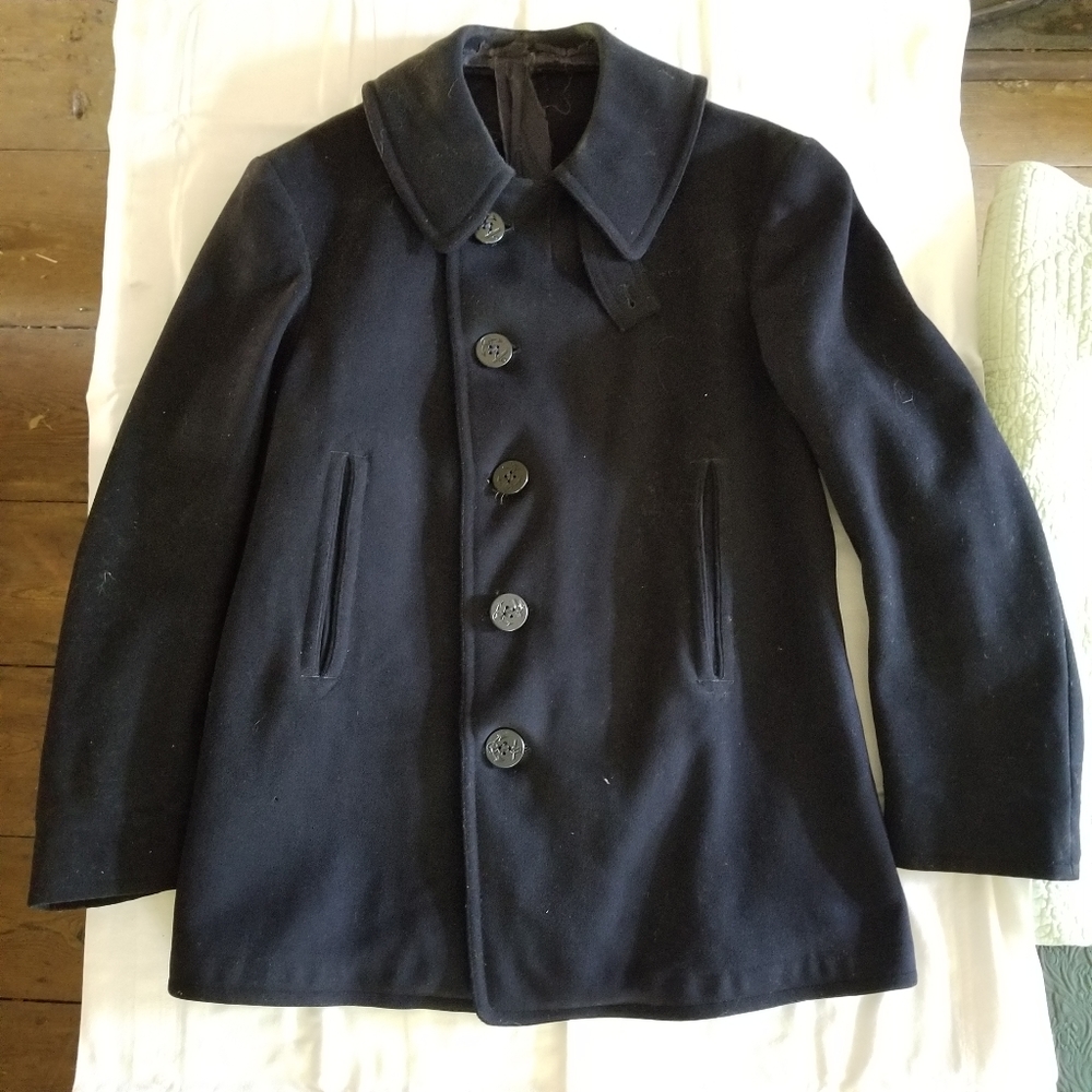 Vintage Naval Peacoat